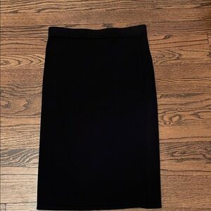 Vince Classic Black Pencil Skirt